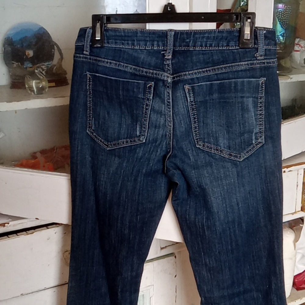 Simply Vera jeans striaght mid rise capri size 4 - Picture 4 of 5